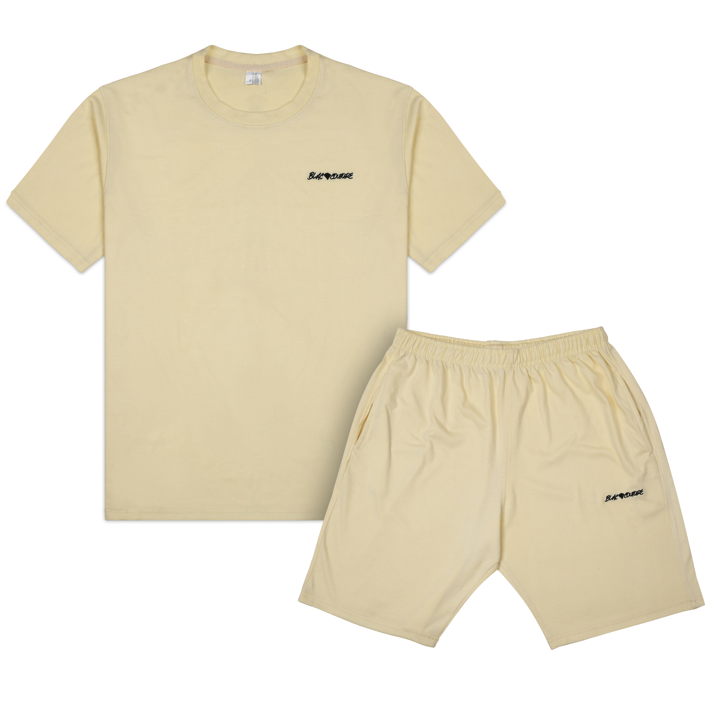 Men's Premium 48% Cotton and 52% Polyester Jersey T-Shirt & Shorts Casual Set - Image 2